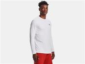 Mens Coldgear Amour Fitted Crew - White - White; M