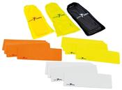 Rectangular Marker Set (10) - Orange - O/S; Orange