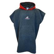 Microfiber Poncho - Adult - Grey - Grey; O/S image
