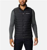 Mens Powder Lite Insulated Vest - Black - L; Black image