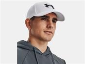 Mens UA Blitzing Adjustable Cap - White - White; O/S image