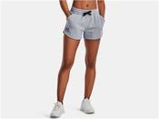 Womens UA Rival Fleece Shorts - Grey - S; Grey image