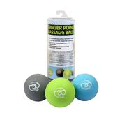 Trigger Point Massage Ball Set - Black/Blue/Green - O/S; Green image