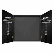 Dartboard Cabinet - Black - Black; O/S
