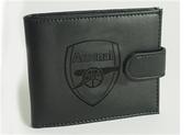 Arsenal Leather Clip Wallet - Black - Black; O/S