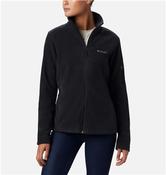 Womens Fast Trek II Fleece Jacket - Black - Black; XL image