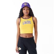 Womens NBA LA Lakers Crop Tank Top - Yellow - S; Yellow image