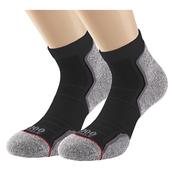 Run Anklet - Ladies (Twin Pack) Recycled - Black/Grey - Black; S image