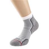 Run Anklet Sock - Mens - White/Grey (2pk) - M; White image
