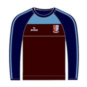 Donegal Town FC Windbreaker - Kids - Maroon/Navy/Sky - Age 5/6; Maroon