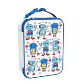 Robots Lunch Bag Insulated - White - White; O/S