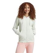 Womens 3S Fleece Full Zip Hoodie - Green - L; Green image