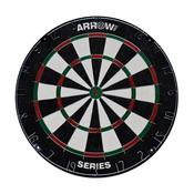 Bristle Dartboard &amp; 2 Sets of Darts - Black - O/S; Black