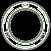 Advanced Dartboard Surround - White/Green - O/S; White
