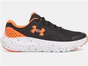 Boys Surge 4 (GS) Trainers - Black/Ares Red - UK 5.5; Black image
