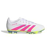 Predator Club FG/MG Football Boots -Kids - White/Pink/Lemon - UK 12.5; White image