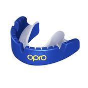 Gold Braces Self-Fit Mouthguard 10+ to  Adult - Blue/White - O/S; Blue