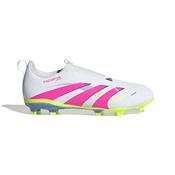 Predator League Laceless FG Boots - Kids - White/Pink/Lemon - UK 5.5; White image