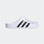 Adilette Clog - White/Black - UK 6; White image