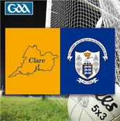 Clare GAA 5ft x 3ft County Flag - Blue/Yellow - Blue; O/S image