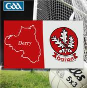Derry GAA 5ft x 3ft County Flag - Red/White - Red; O/S image
