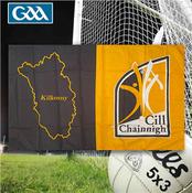 Kilkenny GAA 5ft x 3ft County Flag - Orange/Black - Orange; O/S
