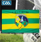 Leitrim GAA 5ft x 3ft County Flag - Green/Gold - Green; O/S image