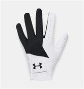 Mens Medal Golf Glove (Left Hand) - Black/White - Black; M image
