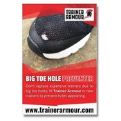 Big Toe Hole Preventer - White - White; O/S