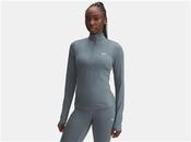 Womens UA Motion Half Zip Top - Jasper Blue - Blue; L