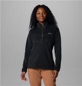 Womens Benton Springs Half Snap Top - Black - Black; M image
