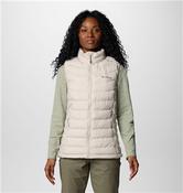 Womens Powder Lite II Insulated Vest - Dark Stone - Brown; S image