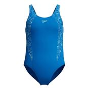 Girls Hyperboom Splice MSBK Swimsuit - Blue - Blue; Age 11/12 image