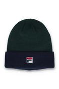 Rune Colourblock Turn-Up Beanie - Fila Forest Green - Green; O/S image