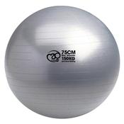 150kg Anti Burst Swiss Ball &amp; Pump- 75cm - Grey - Grey; O/S