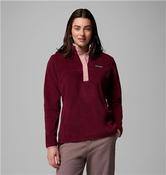 Womens Benton Springs Half Snap Top - Rich Wine - Red; L image