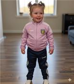 Donegal Hydra Infant Tracksuit - Pink/Marine/White - Pink; 12-18 Mths image
