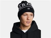 Halftime Pom Beanie - Black/White - Black; O/S image