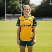 Donegal GAA Home Jersey 26 - Ladies Fit - Green/Gold - Yellow; SZ 10 image