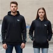 Half Zip Hoodie - Black/Mint - Black; L image