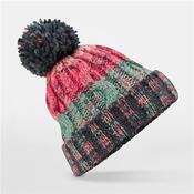 Corkscrew Beanie - Peach/Orange/Green - PEACH; O/S image