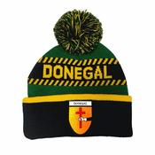 Donegal Bobble Hat 2026 - Kids - Black/Green/Amber - Black; O/S image