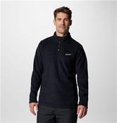 Mens Steen Mountain 2 Half Snap Jacket - Black - Black; L image