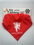 Dog Bandana - Manchester United - Red - Red; L image