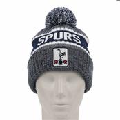 Spurs Bobble Hat - Navy - Navy; O/S image