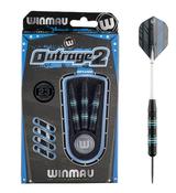 Outrage Brass Darts V2.0 - Black - Black; 20G