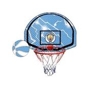 Manchester City  Mini Basketbal Set - Blue - Blue; O/S