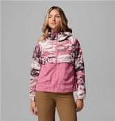 Womens Spire Valley Hooded Windbreaker - Rosette - Pink; M image