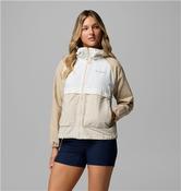 Womens Spire Valley Hooded Windbreaker - Dark Stone - Brown; M image