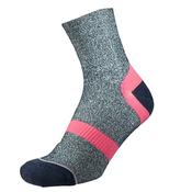 Approach Repreve Dbl Layer Socks - Women - Navy Marl/Mauve - Navy; M image